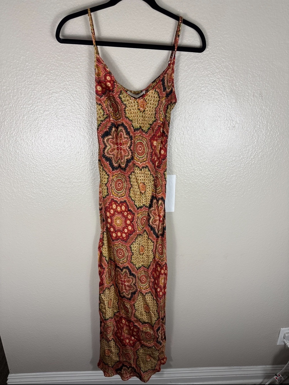 THE GREAT. The Savannah Dress in Patchwork Print - Picture 5 of 11